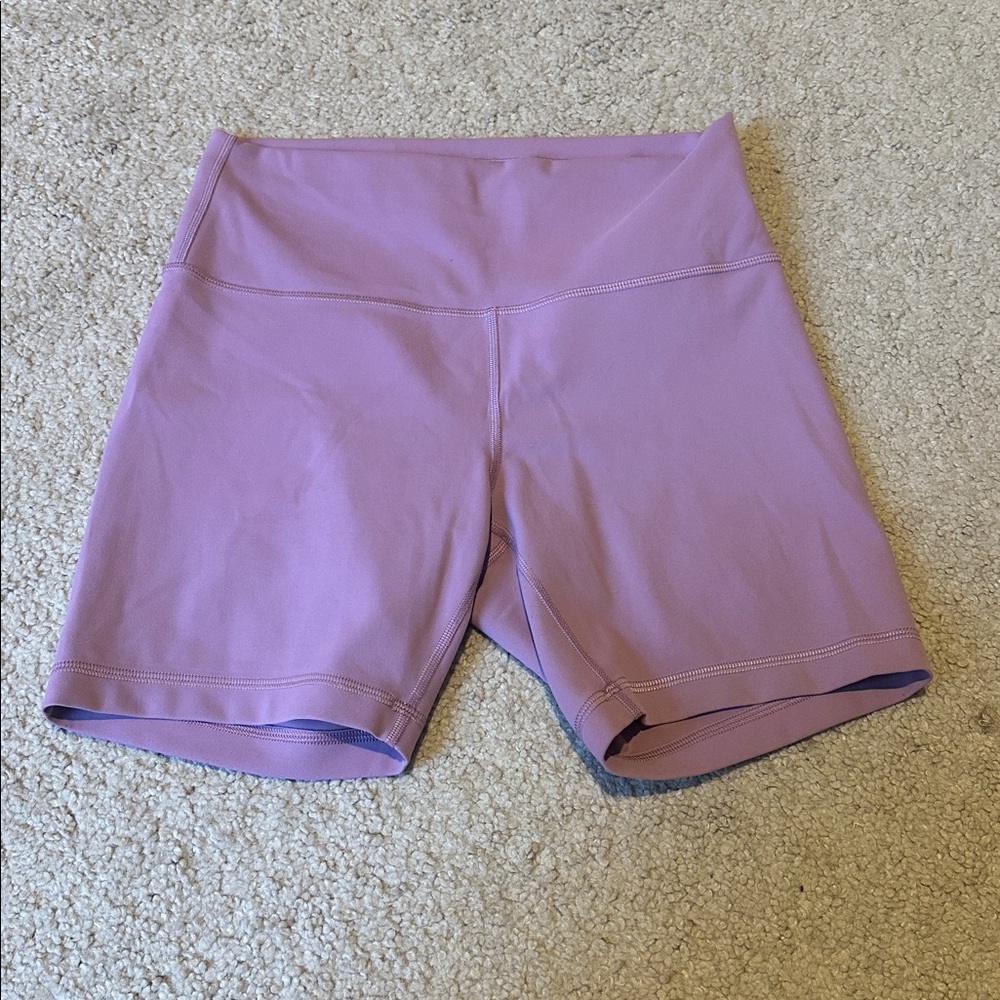 lululemon athletica Mauve Pink High-Rise Bike Shorts - Picture 6 of 8
